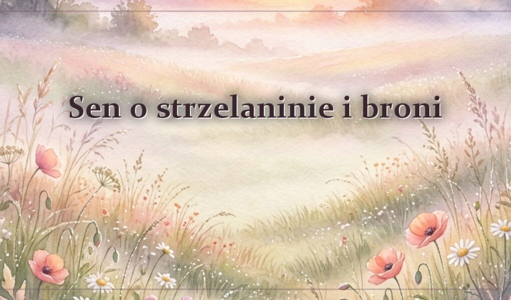 Sen o strzelaninie i broni – kto trzymał broń i czy padł strzał